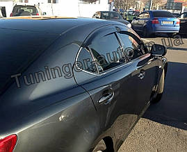 Дефлектори вікон (вітровики) Lexus IS 2006-2013 (Hic)