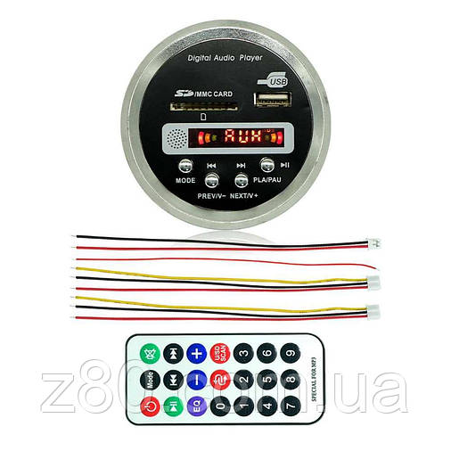 Вбудовуваний MP3 плеєр Bluetooth FM радіо USB microSD 5-12В, фото 1