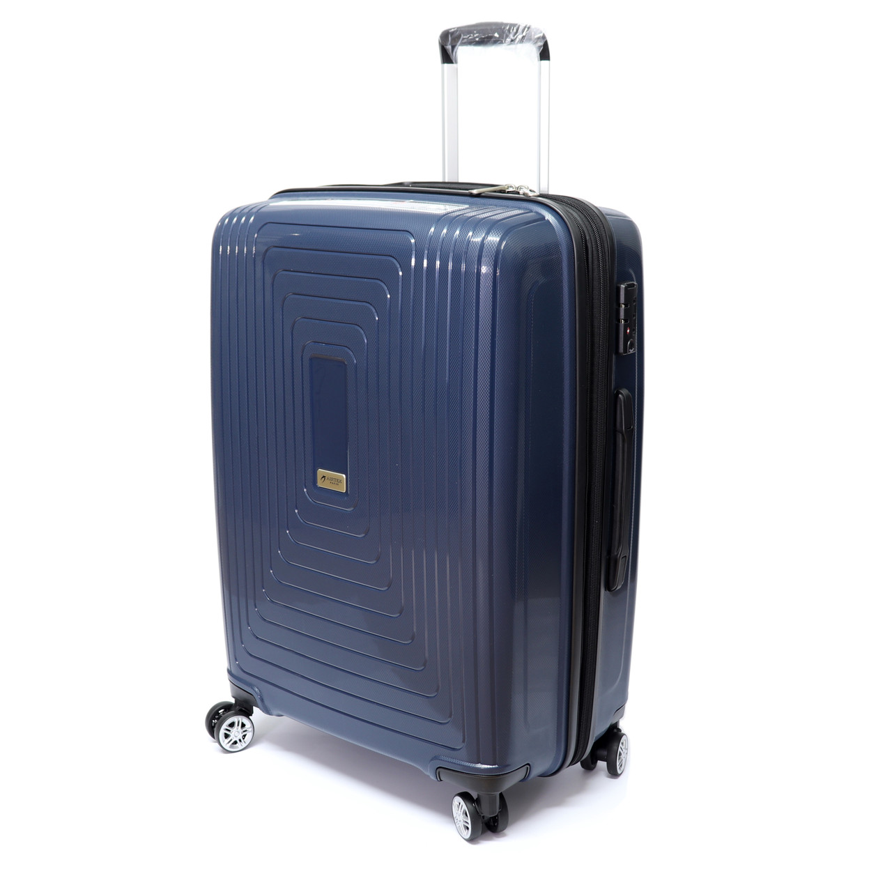 Пластикова валіза середнього розміру Airtex Jupiter 241, 75 л синя, фото 1