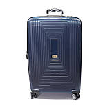 Пластикова валіза середнього розміру Airtex Jupiter 241, 75 л синя, фото 3