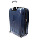 Пластикова валіза середнього розміру  Airtex Jupiter 241, 75 л синя, фото 2