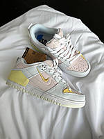 Женские кроссовки Nike Dunk Low Disrupt 2 LIGHT PINK / YELLOW