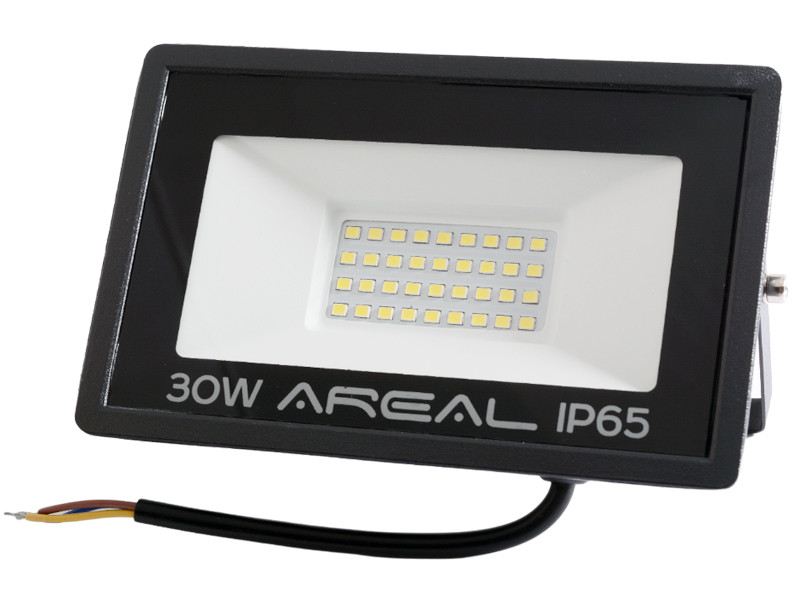Прожектор світлодіодний AREAL 30W PR-30 6200K, 220V, IP65 білий