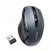 UGREEN бездротова ергономічна безшумна миша 4000 DSI Ergonomic Wireless Black MU006 90545