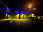 Фасадний світильник жовто-синій "Патріот" DH0702 з лампами 2хE27 сірий, фото 10