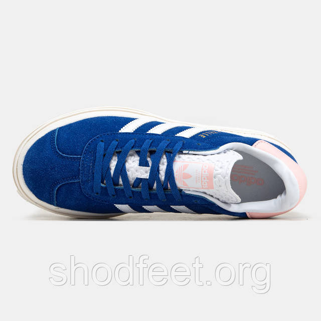 Adidas gazelle vintage white bold blue clearance