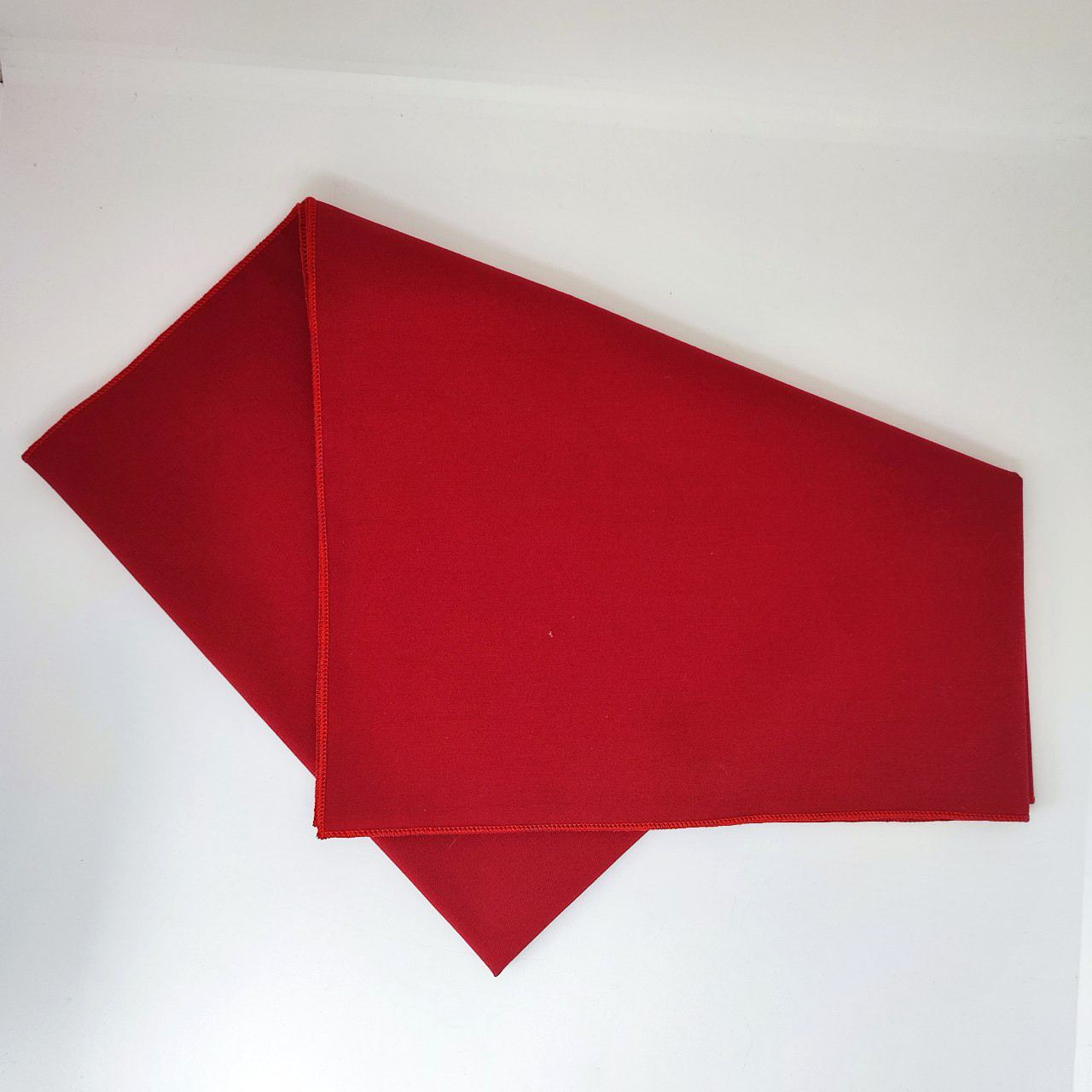 Плат одинарний, червона, м'яка тканина, фото 1
