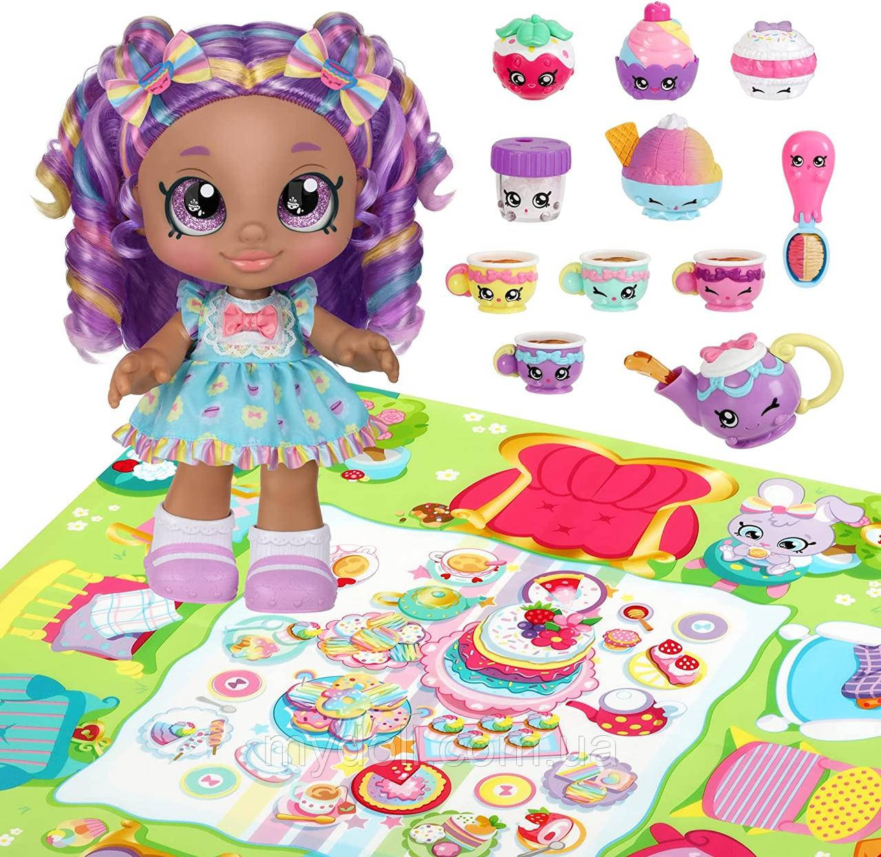 Набір Кінді Кідс Кірсті Чаювання з лялькою Kindi Kids Kirstea & Tea Party Set 50253 Moose Toys Оригінал