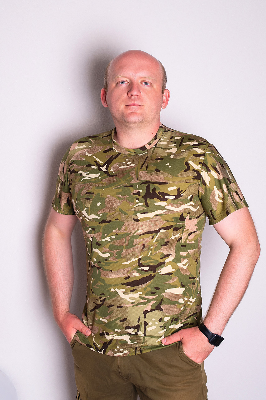 Футболка CoolMAX 46-56р Elite Multicam, фото 1