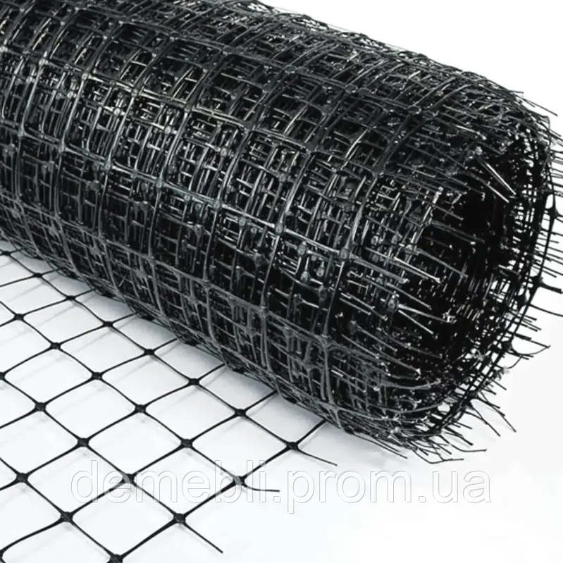 Вольерная сетка пластиковая 0.5 х 100 м ячейка 12х14 мм для ограждения огородов и клумб (Agro-А00494066) DMB - фото 2 - id-p1830583236