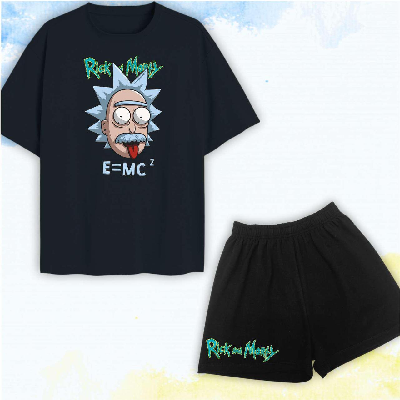 Пижама "Rick and Morty" Эйнштейн - XS - Черный