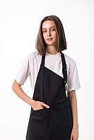 Фартух чорний для HoReCa