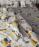 Постільна білизна полуторний Бязь Пес Патрон, фото 6