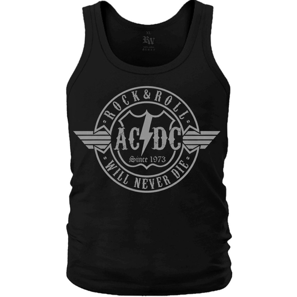 Майка AC/DC "Rock & Roll Will Never Die", Розмір M
