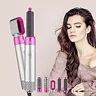 Фен щітка мультистайлер для волосся 5 в 1 Hot Air Styler, фото 4