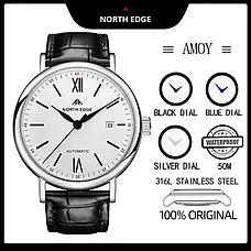 Механічний Годинник NORTH EDGE AMOY silver, фото 4
