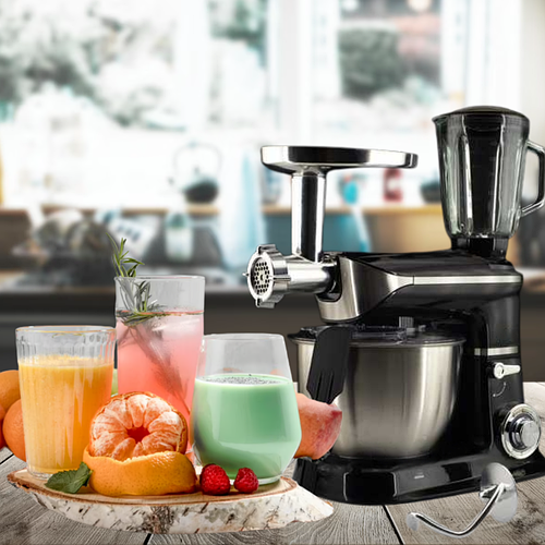 Кухонный комбайн Rainberg RB 8080 4200Вт с насадками для теста и ...