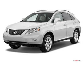 Дефлектори вікон (вітровики) Lexus RX 2009-2015 (без хром молдингу) (Hic)