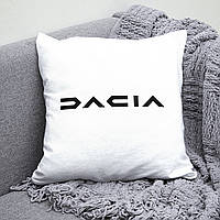 Подушка 35*35 см с маркой авто NEW Dacia / Дача. Лучший подарок мужчине
