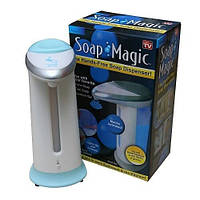 Сенсорный дозатор жидкого мыла Soap Magic автоматическая мыльница с дозатором 300 мл Белый (453957) OF