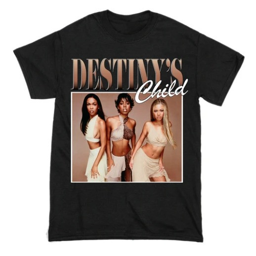 Футболка чорна Destiny's Child Vintage Look T-Shirt XS