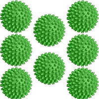Мячики шарики для стирки пуховиков и другой одежды BALLS 8 шт Зеленый (265558) OF