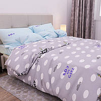 Комплект постельного белья Selena Коллаж 100320 Двуспальный евро комплект