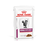 Корм для кішки вологий Royal Canin Renal with Beef 85 г*12шт