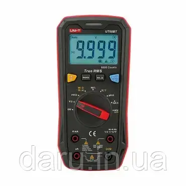 Мультиметр Uni-t UT60BT (DC/AC 1000V; DC/AC 10A; 100MOm; 10mF; 10MHz) True RMS; NCV, 9999, фото 1