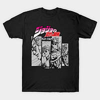 Футболка чёрная Stardust Crusaders Vintage T-Shirt Black