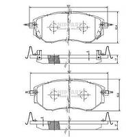 Тормозные колодки SUBARU LEGACY (BP) / SUBARU OUTBACK (BR) 2003-2015 г.