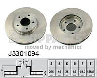 Тормозной диск NISSAN JUKE (F15) / NISSAN X-TRAIL (T31) 2006-2018 г.