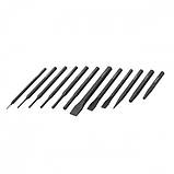 Набір зубил, кернерів і виколоток 12 од. INTERTOOL HT-0289, фото 4