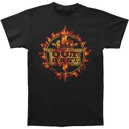 Футболка чорна OutKast ''Fire Ring'' Vintage Look T-Shirt XS