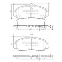 Тормозные колодки HONDA FR-V (BE) / HONDA STREAM (RN) 1999-2006 г.