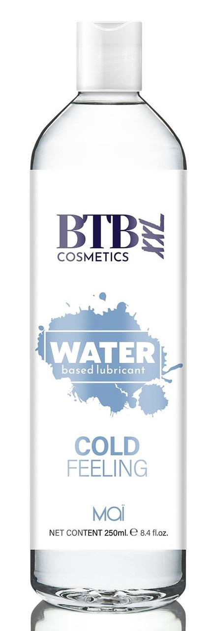 Вагінальний лубрикант на водній основі з охолоджуючим ефектом Mai - BTB Water Based Cold Feeling Lubricant XXL, 250 ml, фото 1