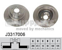 Тормозной диск SUBARU LEGACY (BE) / SUBARU FORESTER (SG_) 1997-2012 г.