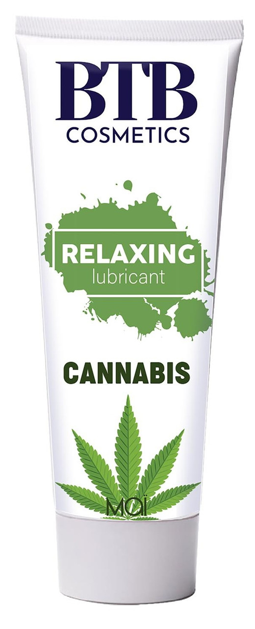 Універсальний розслаблюючий гель-лубрикант Mai - BTB Relaxing Lubricant Canabis, 100 ml, фото 1