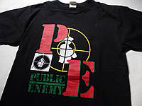 Футболка чорна Public Enemy PE Vintage Look T-Shirt XS