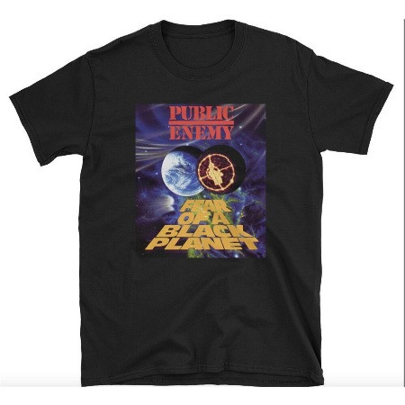 Футболка чорна Public Enemy ''Fear Of A Black Planet'' Cover T-Shirt XS