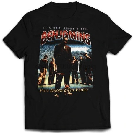 Футболка чорна Puff Daddy ''All About The Benjamins'' Vintage T-Shirt XS