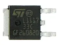 LDO стабилизатор 3,3 В LM1117DT - SMD TO252 - 5 шт.
