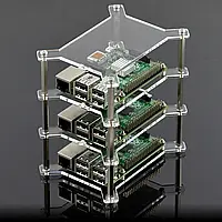 Чехол для Raspberry Pi 4B / 3B + / 3B / 2B x3 - открытый