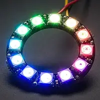 NeoPixel Ring - RGB LED Ring 12xWS2812 - Adafruit 1643