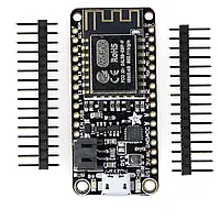 WiFi модуль Feather Huzzah ESP8266 WiFi GPIO, ADC Adafruit 2821 для программирования с помощью скриптового