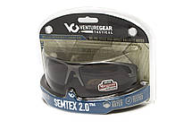 Захисні окуляри Venture Gear Tactical Semtex 2.0 Tan (clear) Anti-Fog, прозорі в пісочній оправі, фото 6