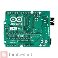 Модуль Arduino Uno Rev3 - A000066 базовая версия, ATmega328 - микроконтроллер, 14 цифровых входа/выхода