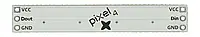 Модуль Pixel x4 с адресуемыми RGB светодиодами WS2812B 5050 - 48 мм
