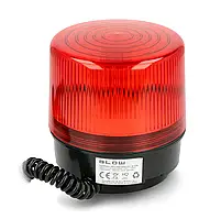 Магнитная сигнальная лампа - светодиод 12 В - красный