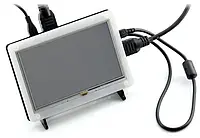 Сенсорный экран - резистивный LCD TFT 5 &#039;&#039; 800x480px HDMI + USB для Raspberry Pi + чехол - Waveshare